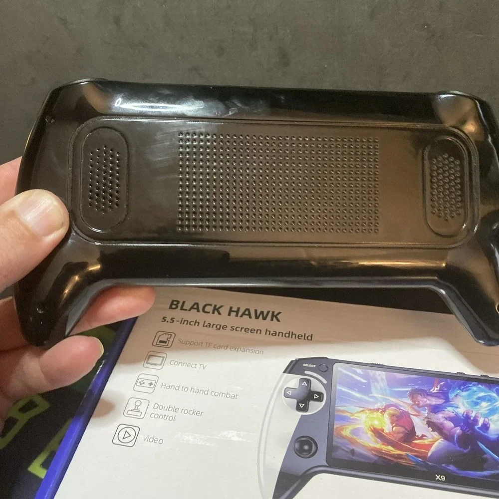X-9 Black Hawk 5.5 In Large Screen Handheld Game system F1